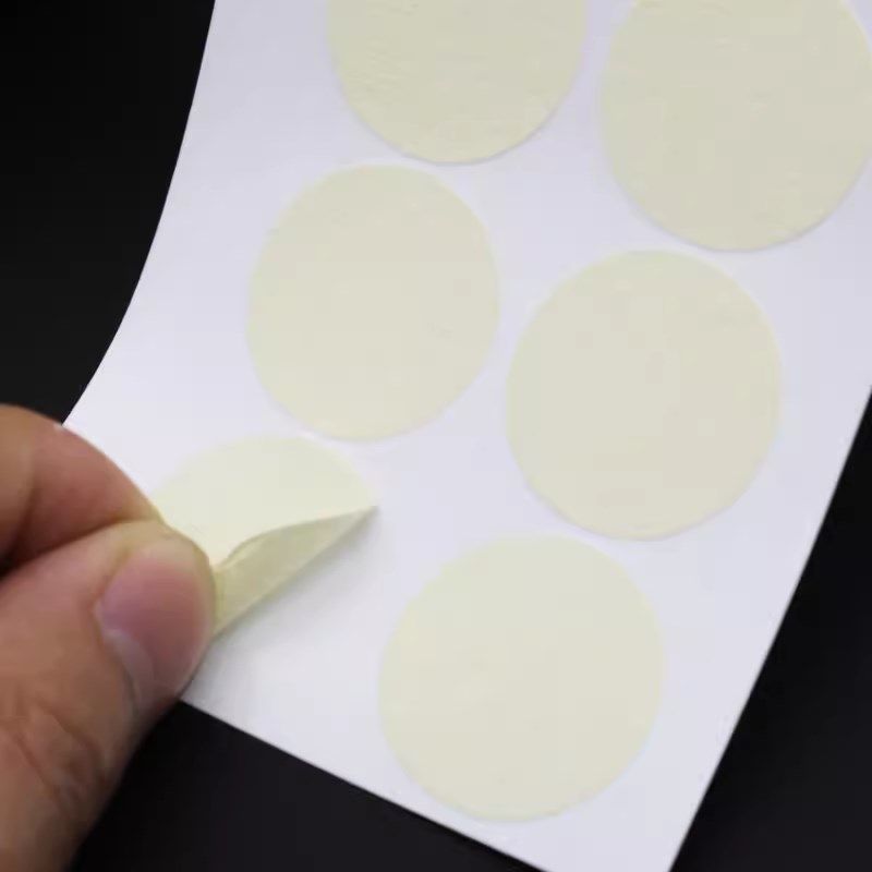 圆形美纹纸单面胶贴免裁剪喷漆油漆遮蔽美缝纸皱纹纸标签贴可书写,淘宝优惠券,粉丝福利购,淘宝优惠卷