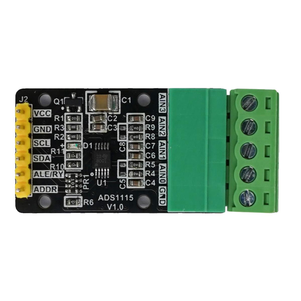 ADS1115模数转换器 4通道高精度16位ADC数据采集模块 I2C通信 - 图3