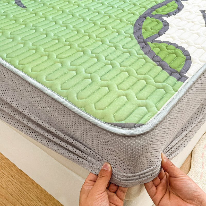 2023新款夏天冰丝乳胶凉席床笠款三件套儿童可水洗单人床垫软席,淘宝优惠券,粉丝福利购,淘宝优惠卷