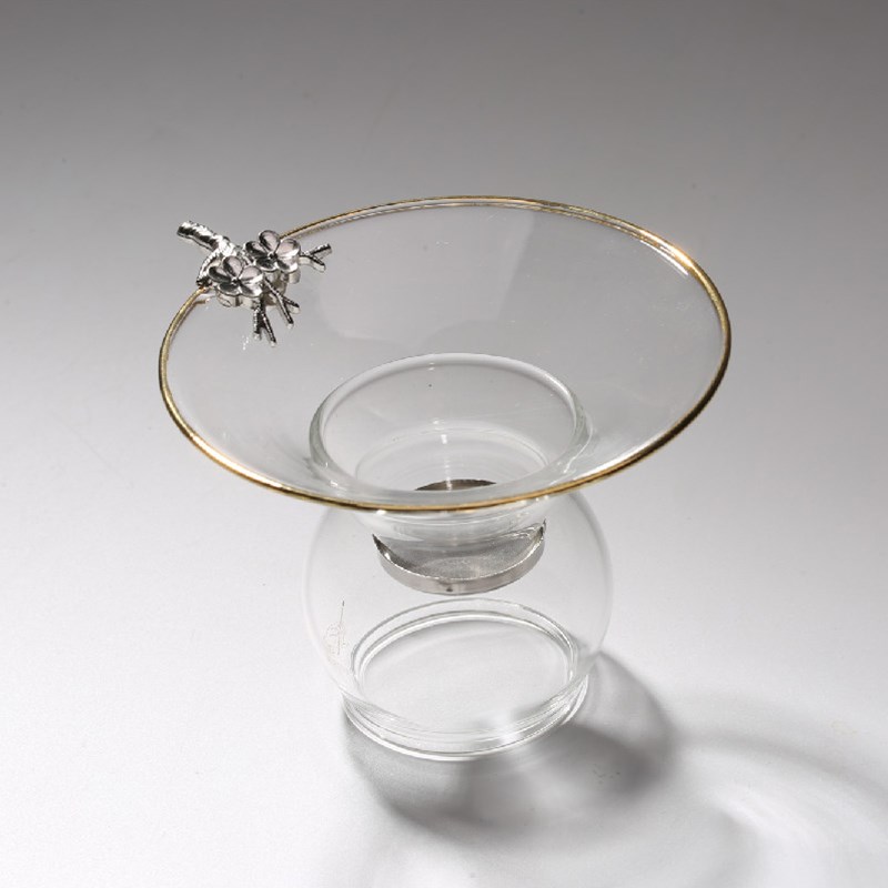 天久璃匠 玻璃茶器 茶室高硼硅耐高温玻璃茶漏茶道功夫茶具 - 图1