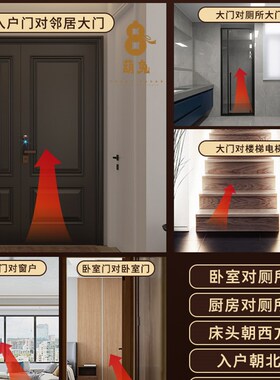 五帝钱真品门对门挂件转运卧室邻居门对门天然老葫芦大门厕所玄关