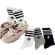 ກິລາ socks ຜູ້ຊາຍ socks ແມ່ຍິງ socks ພາກຮຽນ spring ແລະດູໃບໄມ້ລົ່ນສີດໍາ