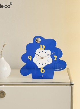 Mndeld入户玄关创意时钟摆件家居客厅电视柜桌面相框创意装饰品