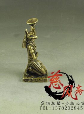 古玩铜器摆件人物铜像 桌面小摆件实心纯铜铸造