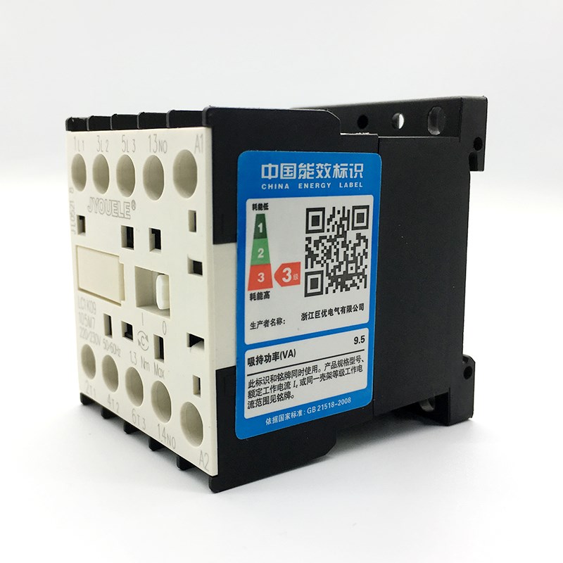 LC1K1201小型接触器3P+NC 12A 环保塑料 常用线圈AC24V AC220常闭 - 图1