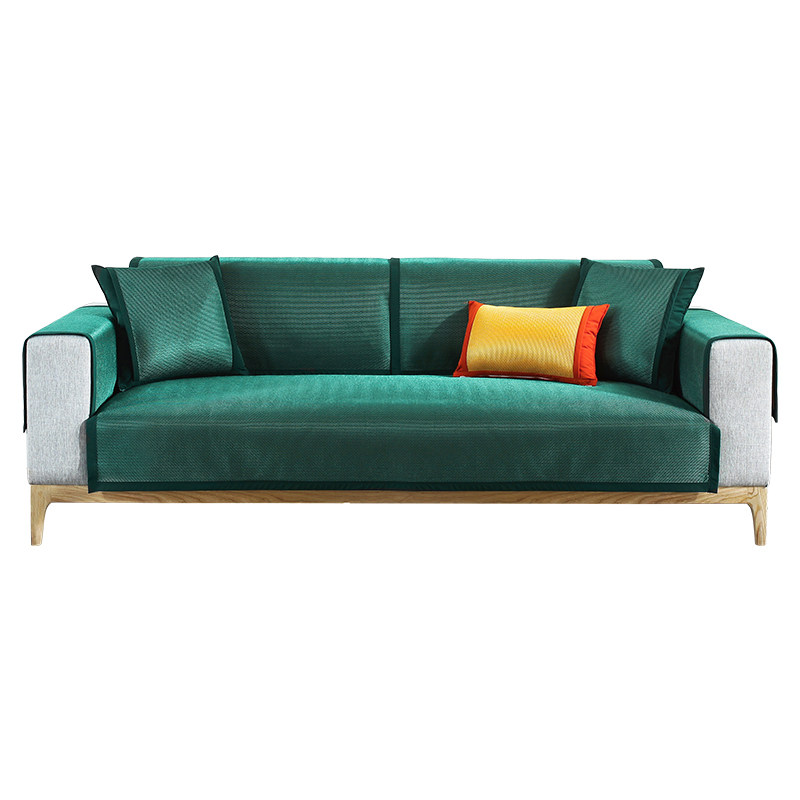 沙发垫夏季冰丝凉席坐垫子防滑夏天款坐垫凉垫贵妃沙发凉席垫绿色,淘宝优惠券,粉丝福利购,淘宝优惠卷