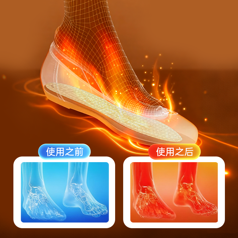 舒乐仕 远红外热能鞋垫脚干脚裂足部健康高弹舒适透气冬季 3.3mm,淘宝优惠券,粉丝福利购,淘宝优惠卷