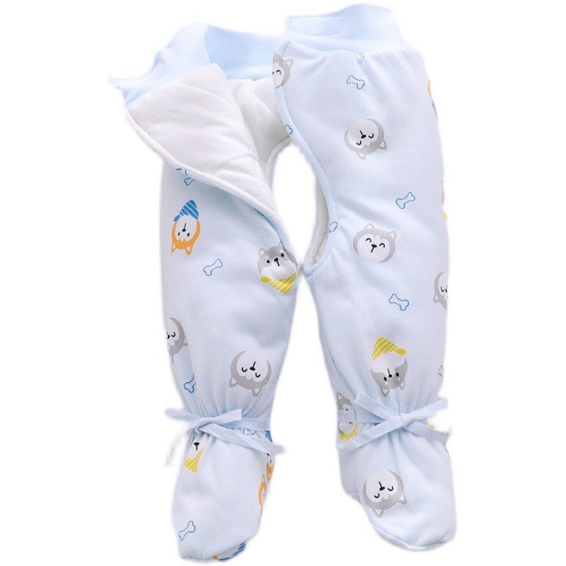 新生婴儿保暖包脚裤子秋冬季夹棉宝宝加厚魔术贴连脚护肚外穿棉裤,淘宝优惠券,粉丝福利购,淘宝优惠卷