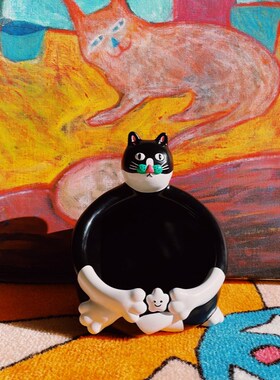 有蒂棵棵小富贵收纳摆件饰品盘创意礼物钥匙收纳礼盒礼品