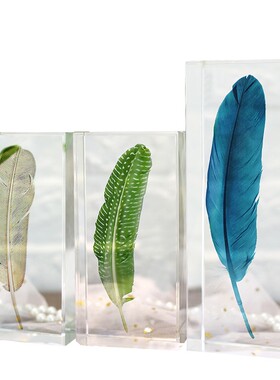 北欧创意水晶摆件轻奢餐桌客厅电视柜装饰品酒店样板房别墅工艺品