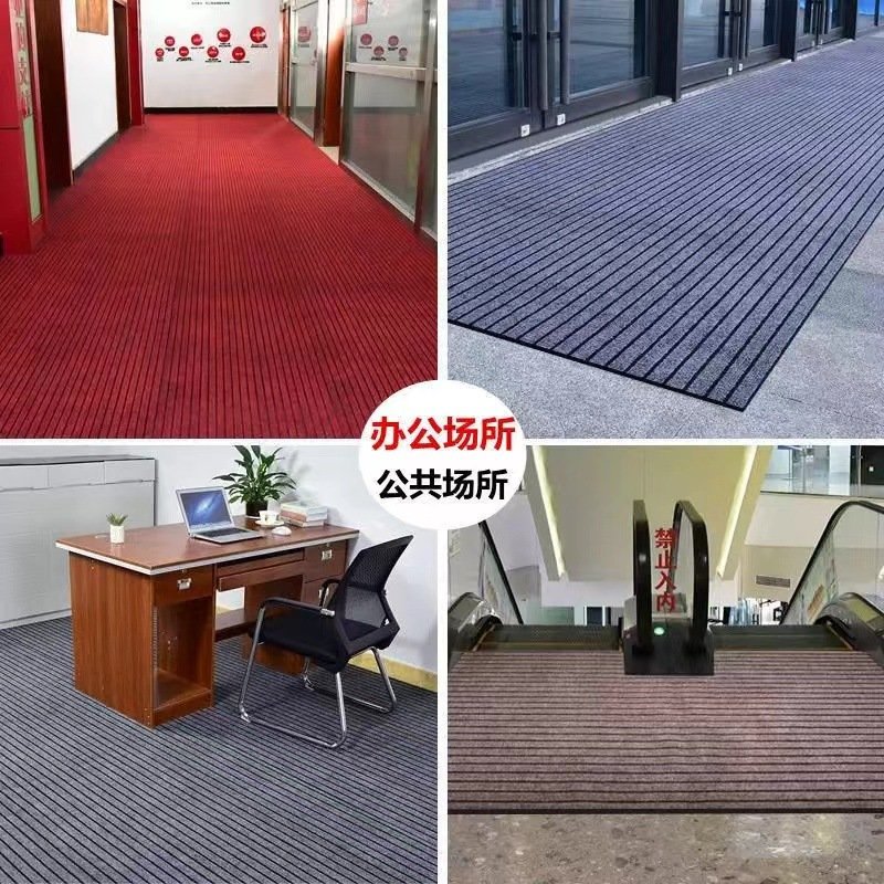 厨房地垫防滑家用长条地毯吸水走廊楼梯防水耐脏脚垫垫子满铺门垫 - 图0