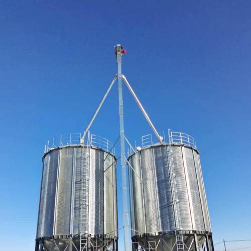 500吨粮食钢板仓家用农用1000吨粮仓大约多钱放玉米镀锌立筒仓 - 图2
