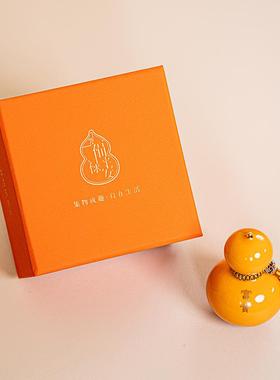 新中式福禄陶瓷葫芦摆件汽车车载桌面装饰开业乔迁礼物景德镇礼品