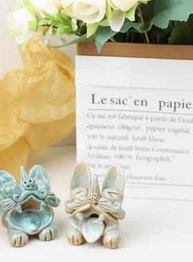 【先锋文创】云南沙溪古镇瓦猫盲盒摆件手工自制礼物每款都不一样