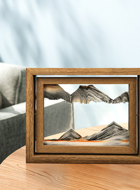 家居装流沙画摆件高端时尚酒柜电视柜艺术礼品办公桌饰品装饰摆饰