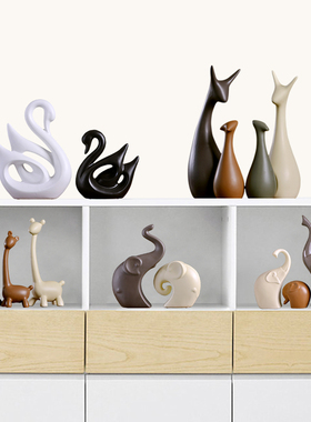 创意北欧家居饰品酒柜装饰品摆件客厅摆设装饰房间电视柜小摆设品