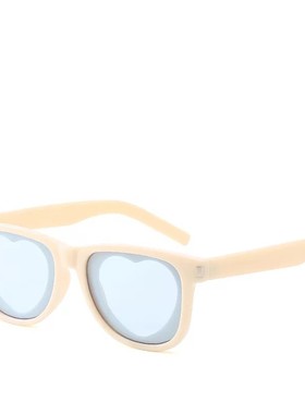 雾霾蓝 情侣复古小框墨镜网红阿沁圆形韩版潮男百搭闺蜜太阳眼镜