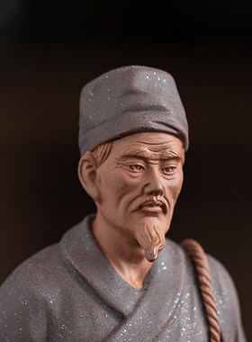 中医文化历史人物中医院药房养生馆装饰品摆件陶瓷李时珍古代名医