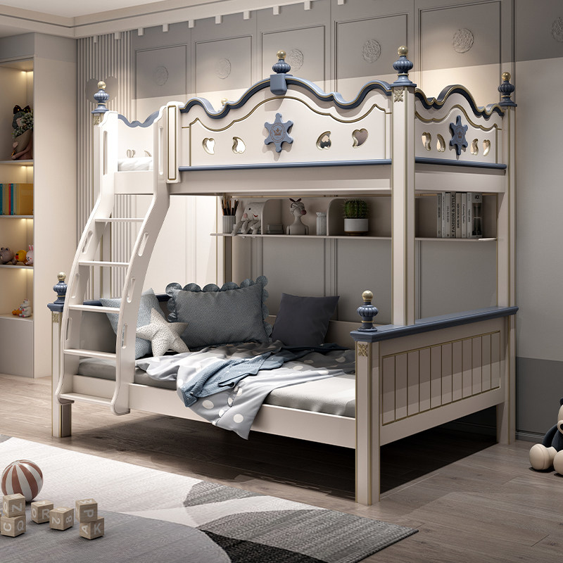 儿童床上下床高低床男孩实木双层床双人床母子床省空间架子上下铺,淘宝优惠券,粉丝福利购,淘宝优惠卷