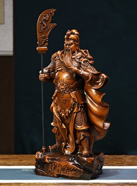 财神关公摆件招财家用客厅办公室神像供奉关二爷装饰公司开业礼品