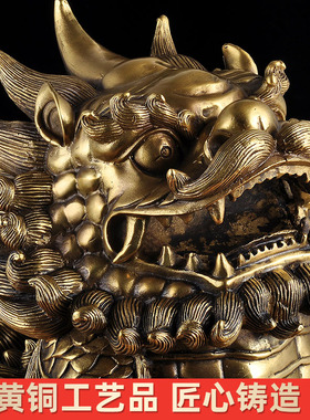 铜貔貅摆件公母皮丘店铺开业送礼家居客厅招财办公室老板桌装饰品