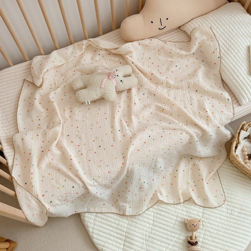 新生婴儿包被夏季薄款纯棉a类出门防风盖巾单层纱布包单1层纱布巾,淘宝优惠券,粉丝福利购,淘宝优惠卷