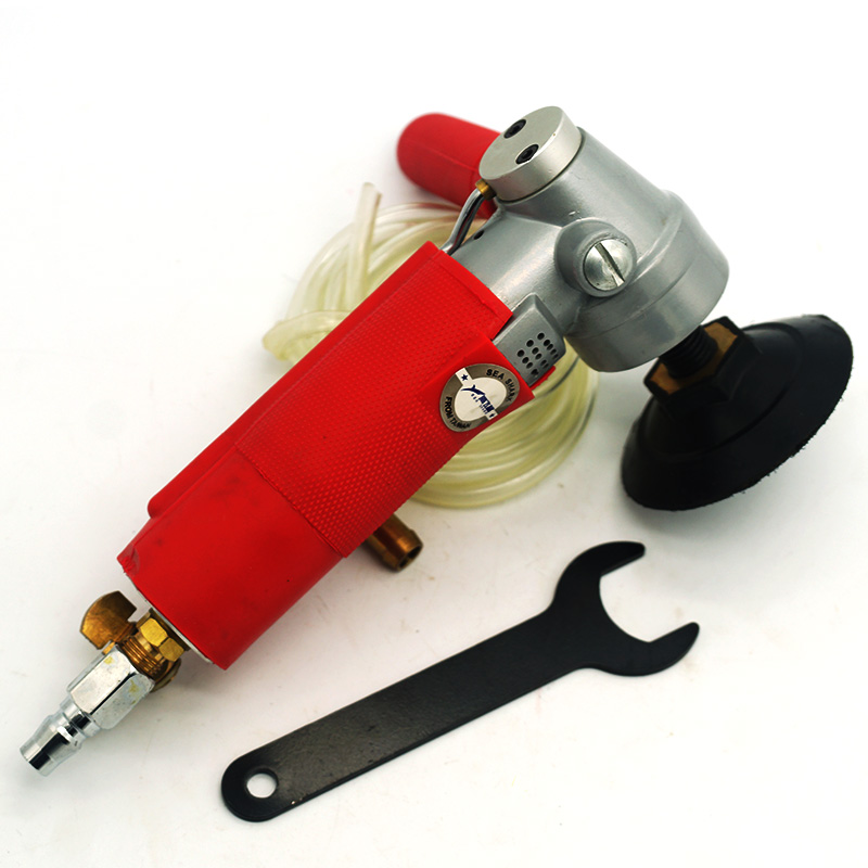 强劲海飞鲨W8注水式气动水磨机3寸4寸云石玉石磨光抛光机磨光机 - 图0