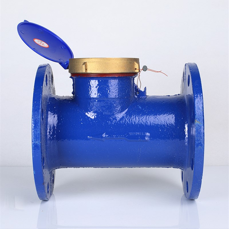 旋翼式DN2寸寸法兰水表国标指针湿式铜罩水表冷热水可拆式 - 图1