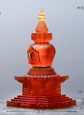 真琉璃舍利塔古法烧制密宗佛塔装藏宝箧印陀罗尼塔阿育王塔