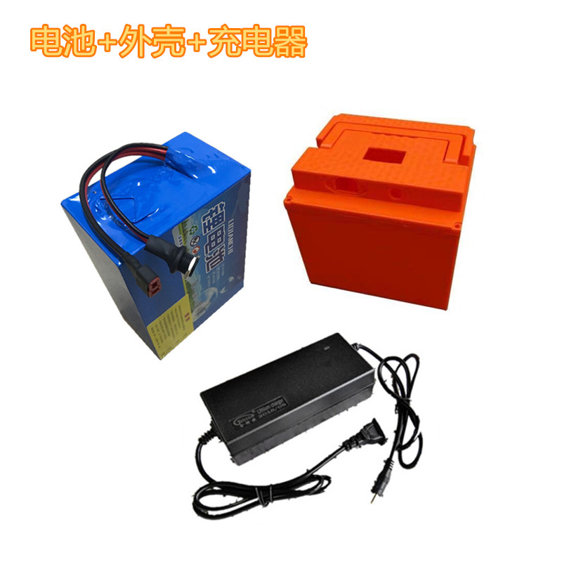 60v外卖专用锂电池24v36v48v大容量20ah30ah18650三元锂电池 - 图2