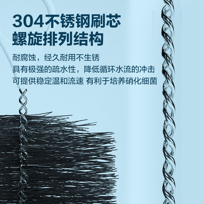 鱼缸鱼池过滤毛刷材料鱼塘水循环系统过滤器装置专用净化水池滤材,淘宝优惠券,粉丝福利购,淘宝优惠卷