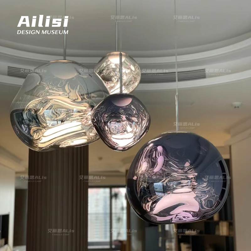 英国Tom Dixon Melt熔岩灯北欧餐厅吊灯别墅复式楼LOFT挑空楼梯灯 - 图1