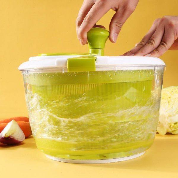 蔬菜脱水器沙拉甩干机手动脱水机家用洗菜神器蔬菜甩水器沥水篮盆,淘宝优惠券,粉丝福利购,淘宝优惠卷