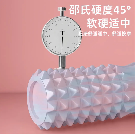 Solid foam roller muscle relaxation leg massage