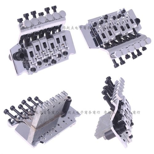 电吉他双摇琴桥颤音系统吉他拉弦板双摇颤音器拉线板弦桥全套配件 - 图0