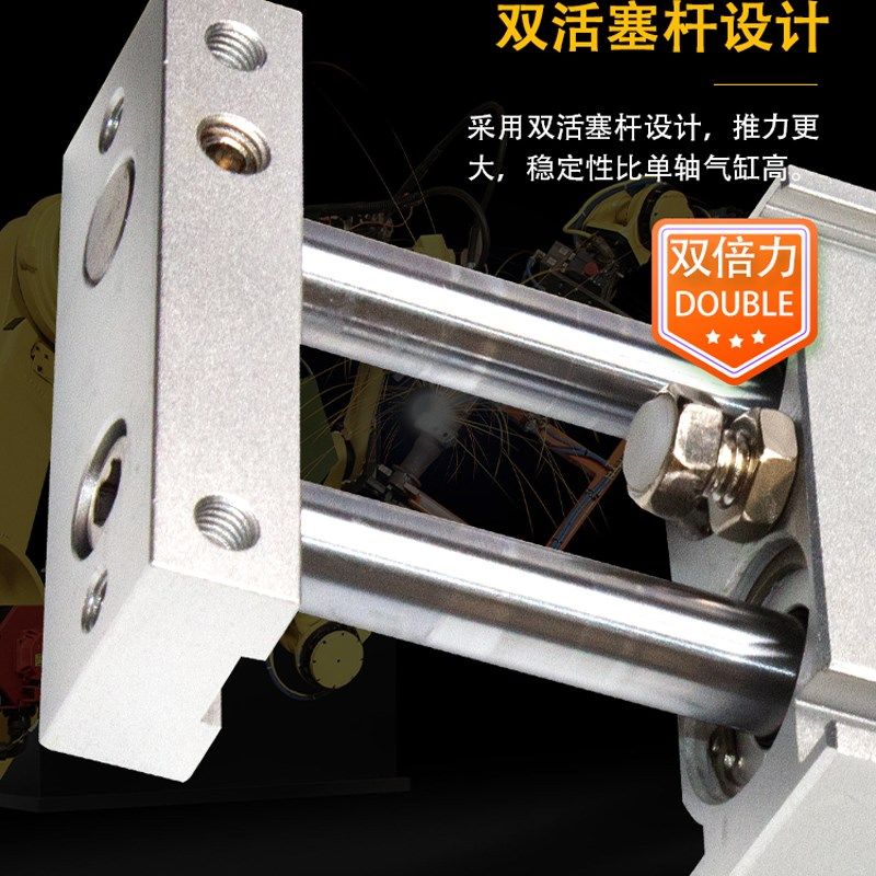 小型双杆双轴气缸CXSM6/10/15/20/25/32-50-75-100-150双缸气动TR,淘宝优惠券,粉丝福利购,淘宝优惠卷