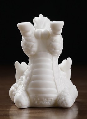 东方泥土麒麟陶瓷创意装饰品摆件办公室客厅桌面开业乔迁高档礼品