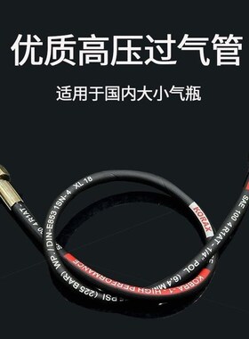 德国进口二氧化碳氧气氩气瓶高压过气管大瓶转小瓶充气过桥高压软