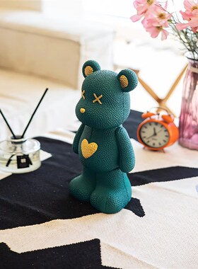 客厅大型暴力熊存钱罐创意落地 电视柜 沙发旁边装饰