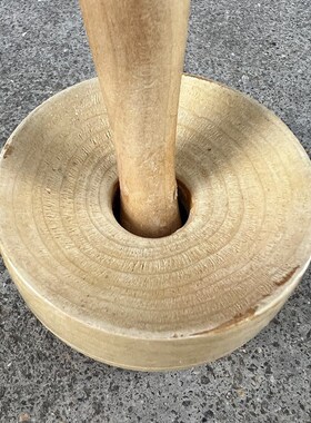 碾胡椒研磨器手工木制老中式传统胡椒压子捣花椒辣椒擂钵碗捣蒜器