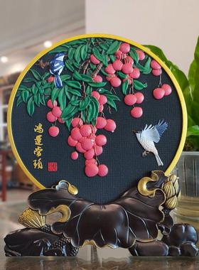 活性炭雕工艺品电视柜玄关