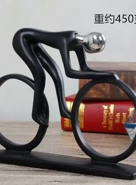 新款简约运动人物摆件装饰品客厅创意酒柜书房办公室家居摆件