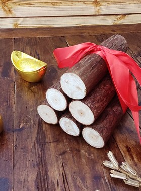 木柴乔迁新居布置装饰用品新房入宅搬新家礼物迁之喜礼品搬家柴火