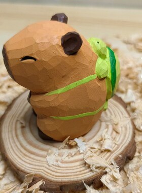 女生粉色c爱心情侣车载装饰品摆件生日礼物草莓熊木雕手工送女现