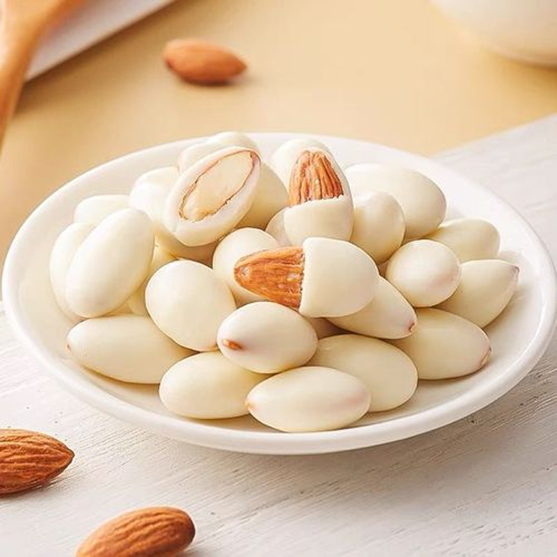 新疆酸奶裹巴旦木奶酪夹心杏仁牛奶球坚果网红休闲零食新疆零食,淘宝优惠券,粉丝福利购,淘宝优惠卷