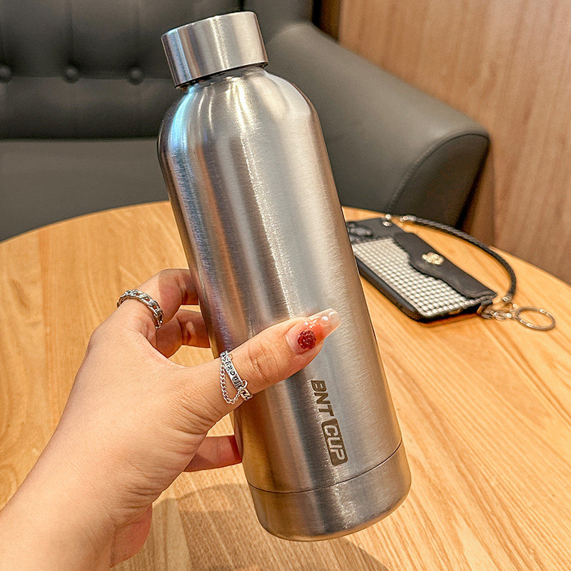 简约水杯全钢保温杯男士不锈钢学生水瓶运动保冷水壶订制刻字杯子,淘宝优惠券,粉丝福利购,淘宝优惠卷