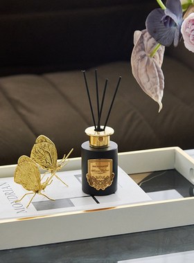 金色金属蚂蚁蝴蝶甲虫蚱蜢昆虫创意现代样板间小动物饰
