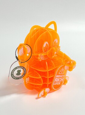 定制亚克力拼插摆件招财猫国潮文创桌面陈列潮Q流国风立体拼图拼