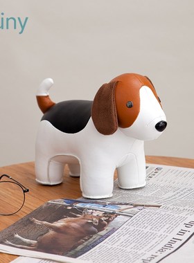 Zun动物书档门档节日礼品大象河马家居落地装饰乔迁新居皮质