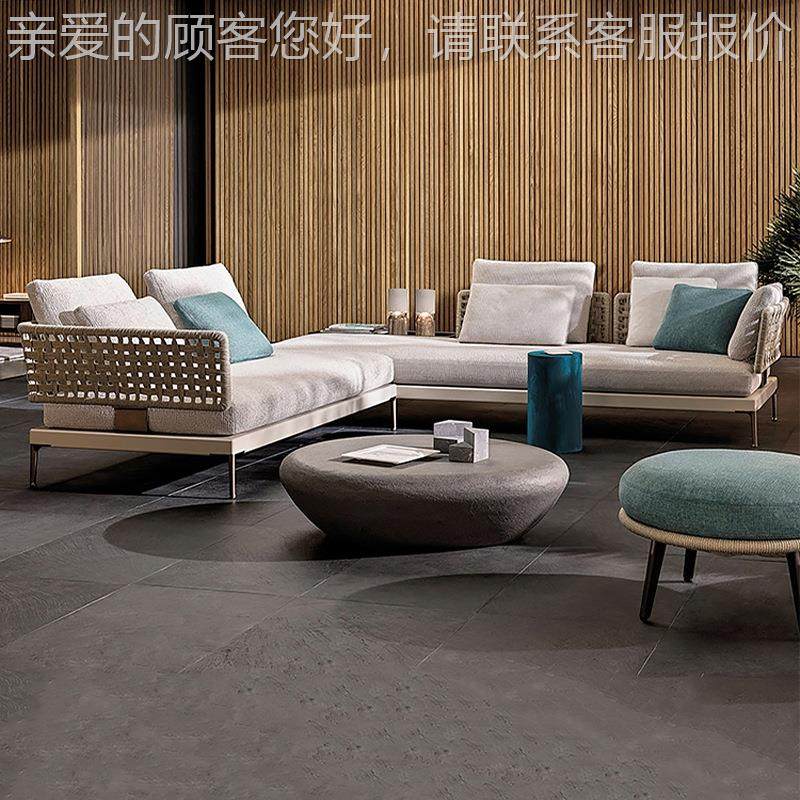 北欧户外藤编沙庭院度假村设计师休藤柚闲木椅别墅202发露台花园,淘宝优惠券,粉丝福利购,淘宝优惠卷